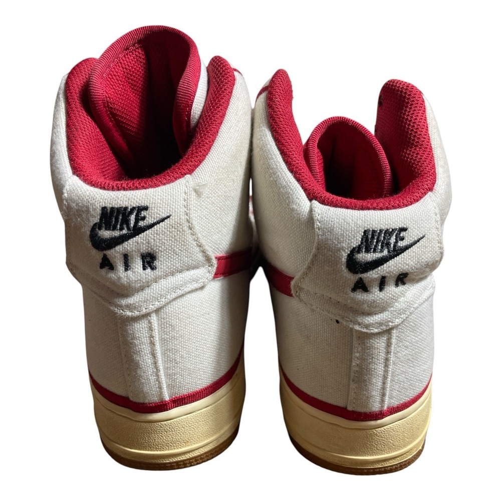RARE Nike Air Force 1 AF1 07 LV8 Sail Bloodline Red 806403-101 Men's Shoes 10.5 - Picture 4 of 8